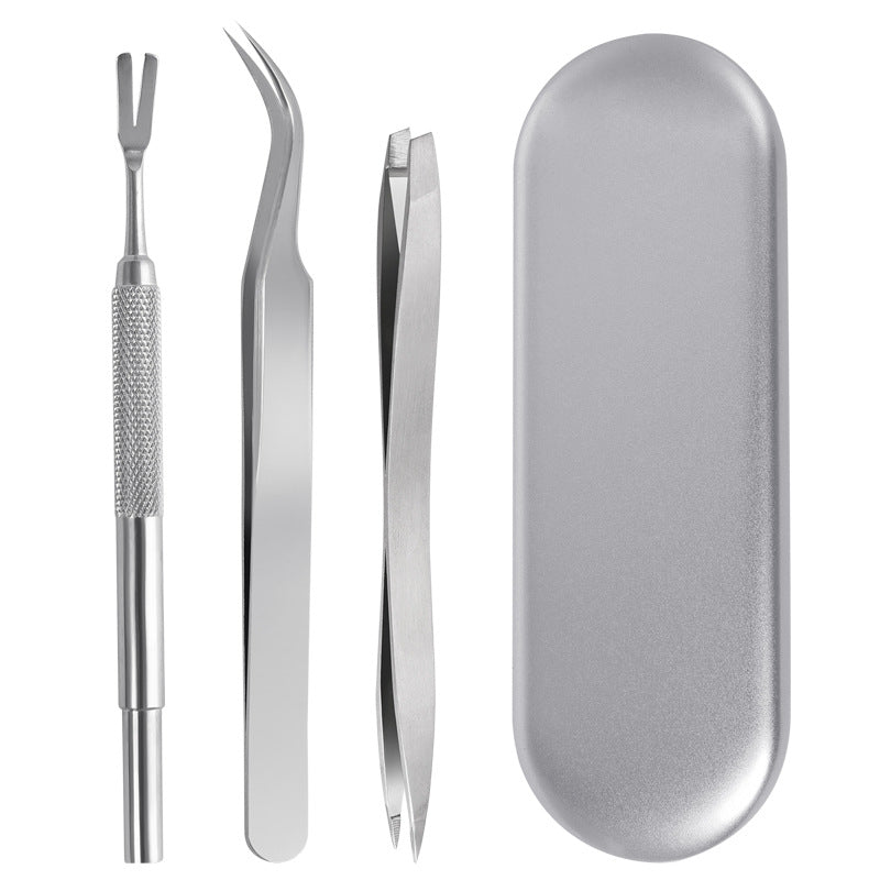 HKM-9902397 3-Piece Stainless Steel Tick and Flea Removal Tool Set for Dogs and Cats