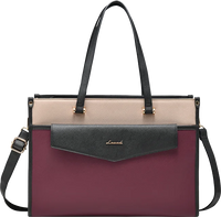 HKM-990291 Versatile 2-in-1 Laptop Tote and Shoulder Bag for Women, Ideal for Work, Travel, and School