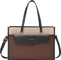 HKM-990291 Versatile 2-in-1 Laptop Tote and Shoulder Bag for Women, Ideal for Work, Travel, and School