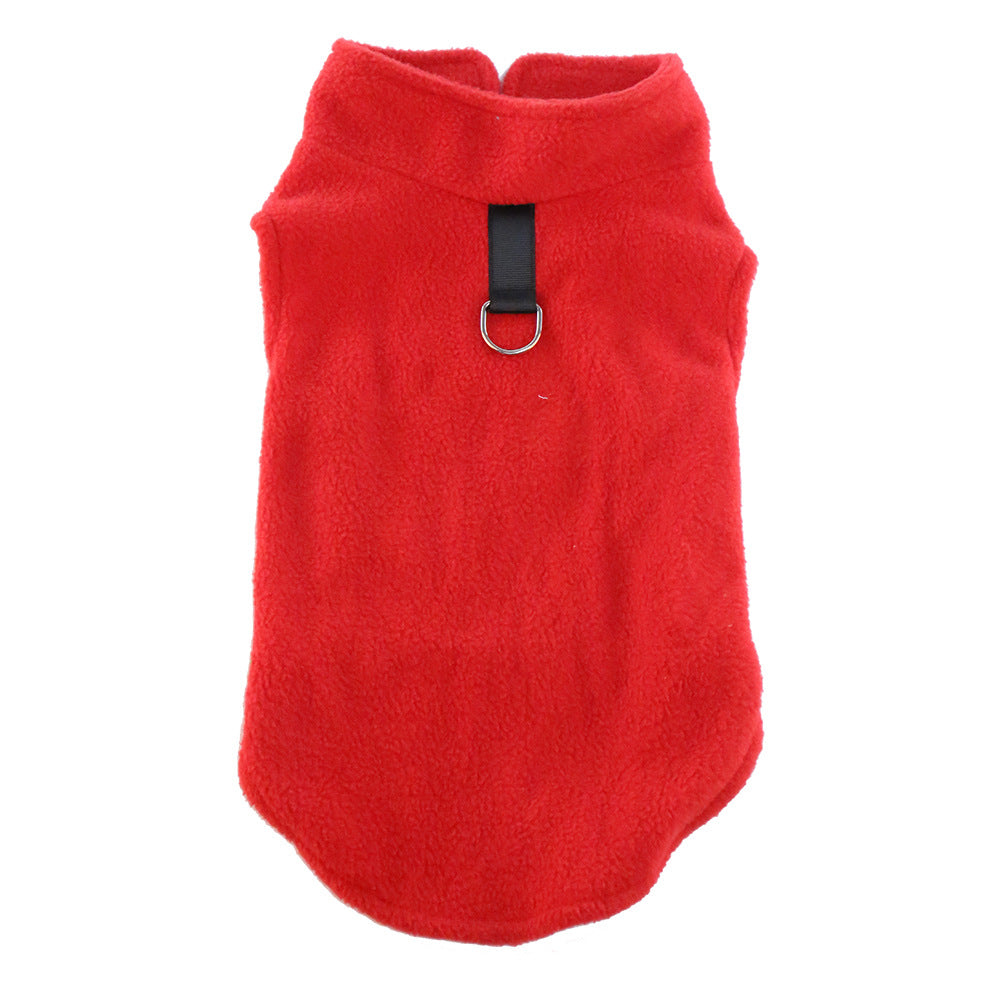 HKM-9903293 Warm Polar Fleece Dog Vest in Various Colors and Sizes