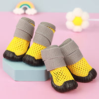 HKM-9903549 No Heel Slippage Wear-Resistant Dog Sneakers - Non-Slip Elastic Soft Bottom in Multiple Colors
