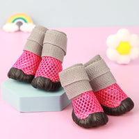 HKM-9903549 No Heel Slippage Wear-Resistant Dog Sneakers - Non-Slip Elastic Soft Bottom in Multiple Colors