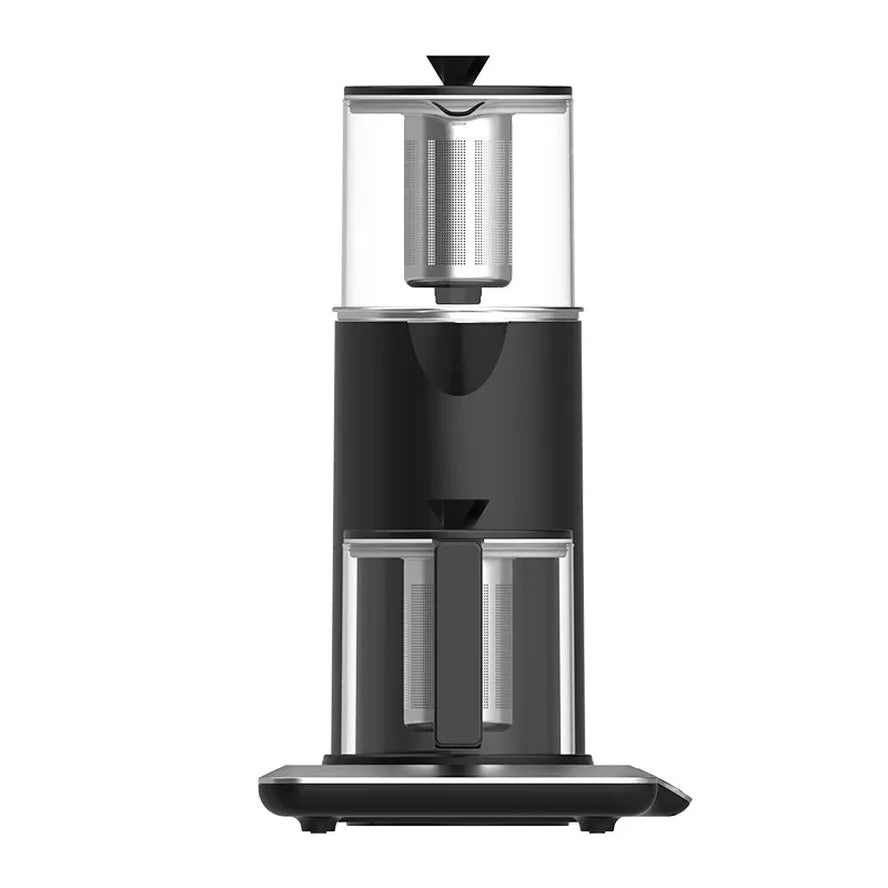 HKM-990355 Electric Glass Teapot with Temperature Control and 2.7L Capacity, Automatic Shut-Off, Stainless Steel Design