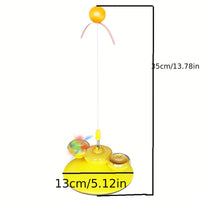 HKM-9904189 Cat Stick Toy with Interactive Ball for Endless Playtime