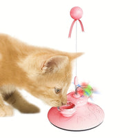 HKM-9904189 Cat Stick Toy with Interactive Ball for Endless Playtime