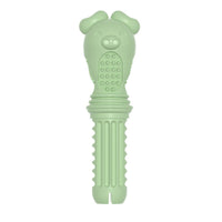 HKM-9905341 Screwdriver Type Dog Toy in Gentleman Blue, Cherry Blossom Powder, and Avocado Green - Large TPR Teething Toy