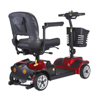HKM-990611 Red Electric Scooter with 20Ah Lead-Acid Battery for Seniors, 120kg Weight Capacity, 7km/h Max Speed