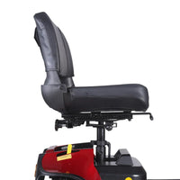 HKM-990611 Red Electric Scooter with 20Ah Lead-Acid Battery for Seniors, 120kg Weight Capacity, 7km/h Max Speed