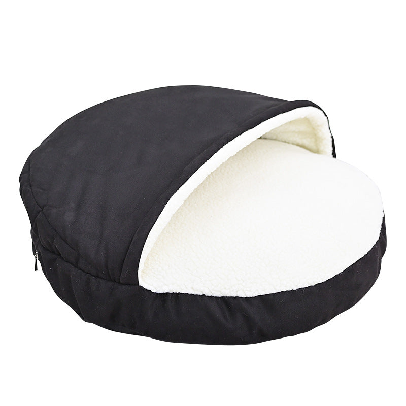 HKM-9906749 Removable and Washable Dog Kennel in Brown and Gray - Available in Small and Medium Sizes