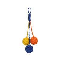 HKM-9907517 Colorful Catnip Ball with Bite Resistant Stick for Playful Cats