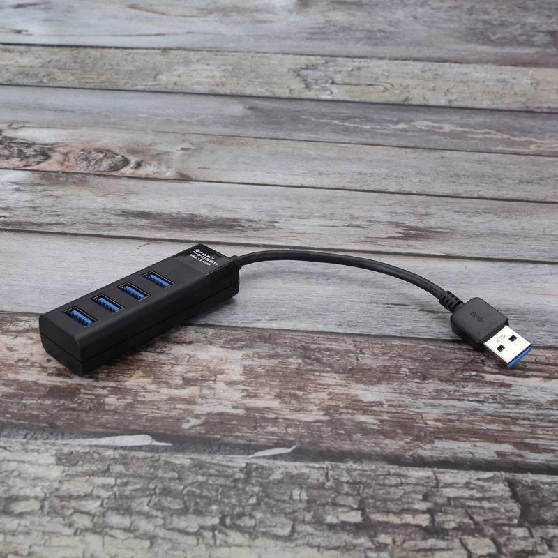 HKM-990803 4-Port USB 3.0 High-Speed Hub with Overload Protection and LED Status Indicator