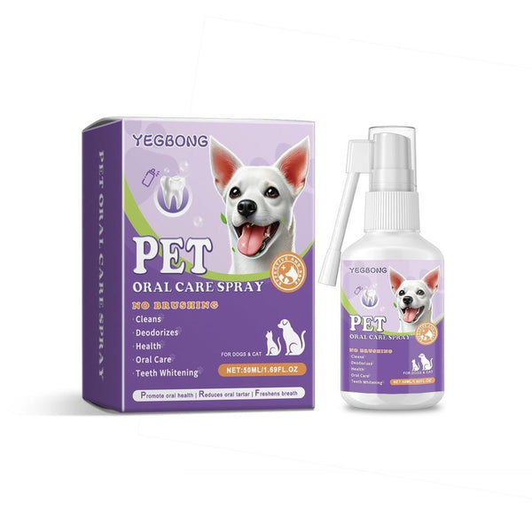 HKM-990803 Pet Oral Care Spray for Effective Dental Hygiene - 50ml