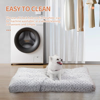 HKM-9909949 Thickened Rose Velvet Dog Bed Mat - Soft, Fluffy, and Washable Pet Kennel