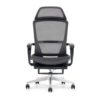 HKM-990995 Ergonomic Mesh Office Chair with Footrest and Fixed Armrests for Comfortable Work Experience