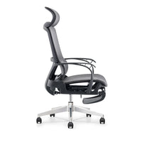 HKM-990995 Ergonomic Mesh Office Chair with Footrest and Fixed Armrests for Comfortable Work Experience