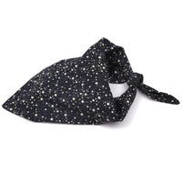 HKM-9910077 Cotton Triangle Dog Scarf - Adjustable Size Pet Saliva Towel for Stylish Comfort