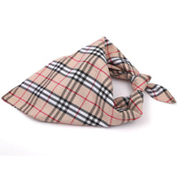 HKM-9910077 Cotton Triangle Dog Scarf - Adjustable Size Pet Saliva Towel for Stylish Comfort
