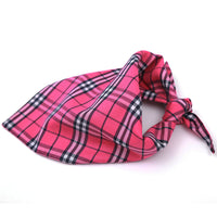 HKM-9910077 Cotton Triangle Dog Scarf - Adjustable Size Pet Saliva Towel for Stylish Comfort