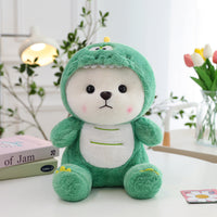 HKM-9912125 Colorful Strawberry Bear Plush Doll for Teens Aged 7-14, Soft and Cute Comfort Toy