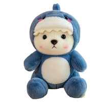 HKM-9912125 Colorful Strawberry Bear Plush Doll for Teens Aged 7-14, Soft and Cute Comfort Toy