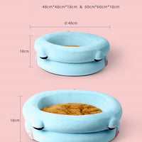 HKM-9912509 Cozy Winter Pet Bed with High-Elastic Memory Foam - Small & Large Options Available