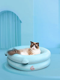 HKM-9912509 Cozy Winter Pet Bed with High-Elastic Memory Foam - Small & Large Options Available