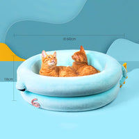 HKM-9912509 Cozy Winter Pet Bed with High-Elastic Memory Foam - Small & Large Options Available
