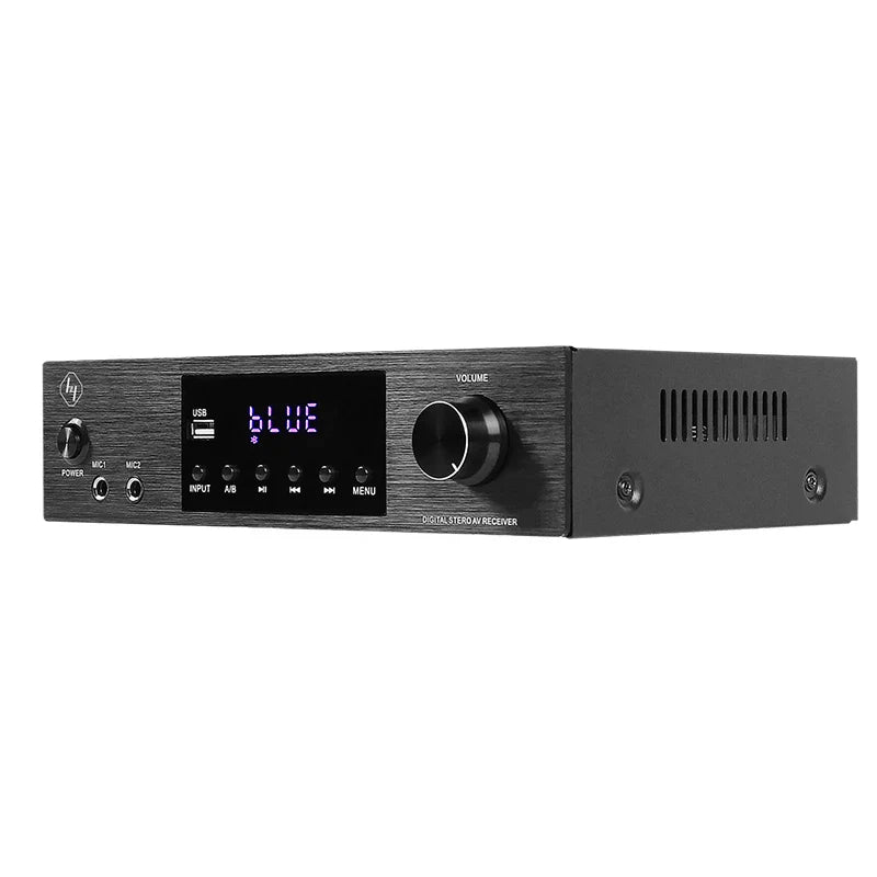 HKM-991251 High Power HD AV Receiver Karaoke Amplifier KTV-200 with A/B/A+B Functionality
