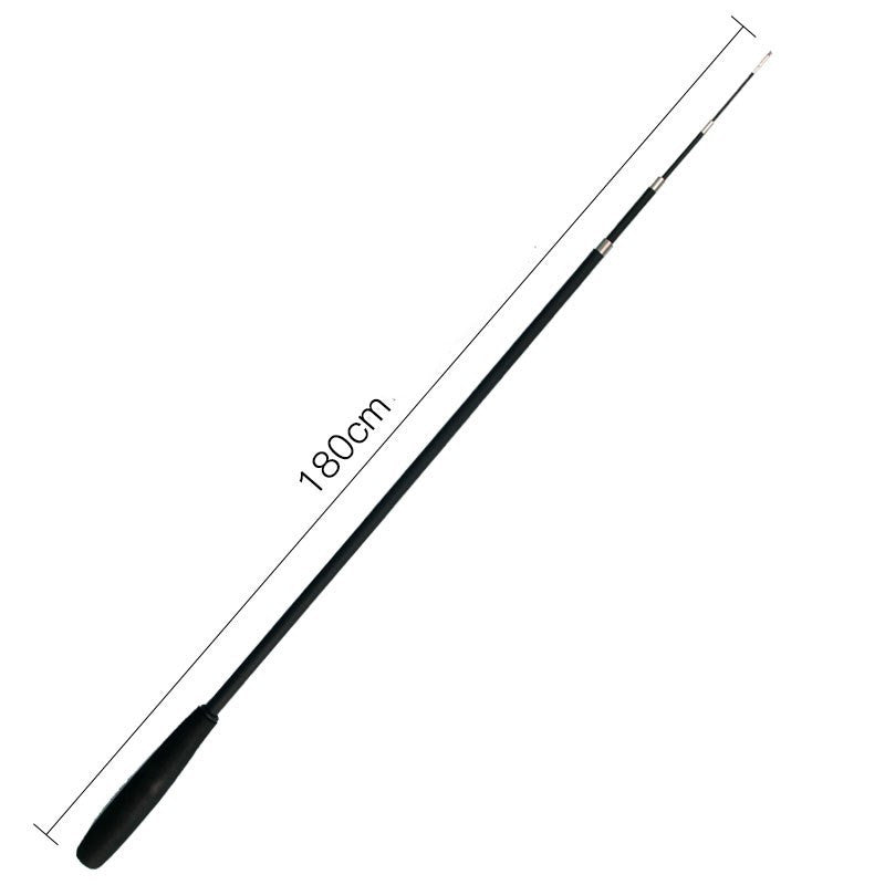 HKM-9913277 Extendable 180cm Cat Toy Stick with Feather Replacement Head and Bells