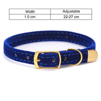 HKM-9914429 Flocking Cat Collar - Soft and Comfortable Design for Your Feline Companion