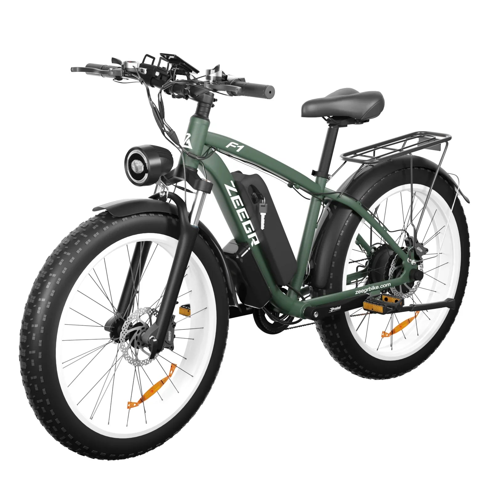 HKM-991443 1000W Electric Dirt Bike with 48V Battery and 7-Speed Gears, Aluminum Alloy Frame, Hydraulic Disc Brakes, and 26" Fat Tires