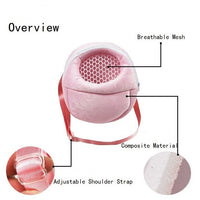 HKM-9914685 Small Pet Take-Away Backpack - Comfortable & Breathable Bag for Hamsters, Chinchillas, Guinea Pigs - 3 Sizes Available