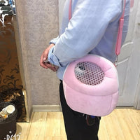 HKM-9914685 Small Pet Take-Away Backpack - Comfortable & Breathable Bag for Hamsters, Chinchillas, Guinea Pigs - 3 Sizes Available