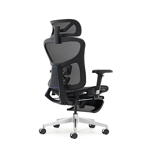HKM-991507 Modern Ergonomic Office Chair with Swivel Function and Footrest for Managers and Executives