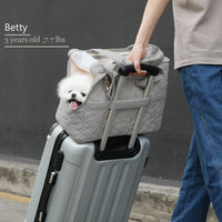 HKM-9915709 Breathable Pet Carrier Tote for Small Dogs and Cats with Soft Cushion and Multiple Pockets, Ideal for Travel and Outdoor Use