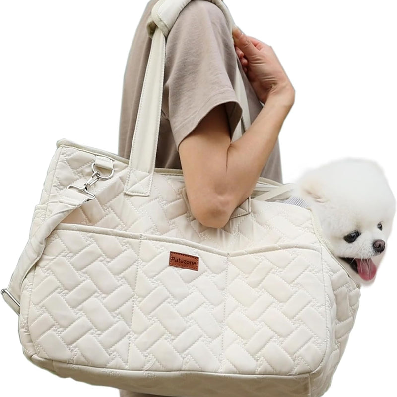 HKM-9915709 Breathable Pet Carrier Tote for Small Dogs and Cats with Soft Cushion and Multiple Pockets, Ideal for Travel and Outdoor Use