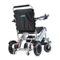 HKM-991763 Folding Electric Wheelchair with Aluminum Alloy Frame for Air Travel, 120 kg Capacity