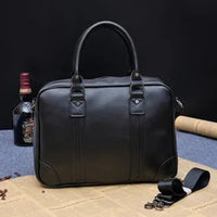 HKM-991955 Retro One Shoulder Messenger Bag - Heavy Duty Waxed Cotton Canvas with Leather Accents