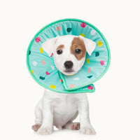 HKM-9920189 Light Blue Anti-Lick and Scratch Protection Ring for Pets - Durable Polyester Collar Accessory