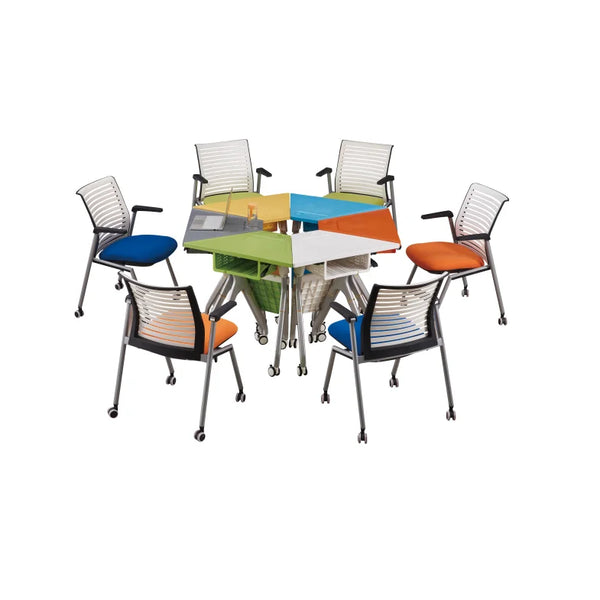HKM-992019 Classroom Desk and Chair Set for School Students - Durable Furniture for Learning Environment