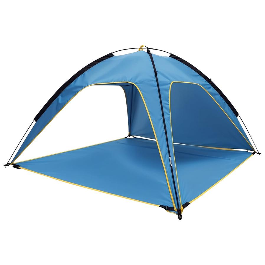 HKM-992083 4-6 Person Waterproof Beach Canopy Tent with UPF50 Sun Protection and Carry Bag for Outdoor Activities