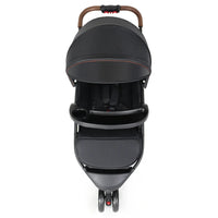 HKM-992083 Lightweight 3-Wheel Foldable Baby Stroller with Car Seat, 3-in-1 Jogger Pram Trolley