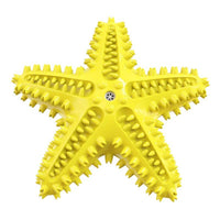 HKM-9921469 Edible TPR Starfish Dog Toy for Large Dogs | Interactive Chew & Dental Care Accessory