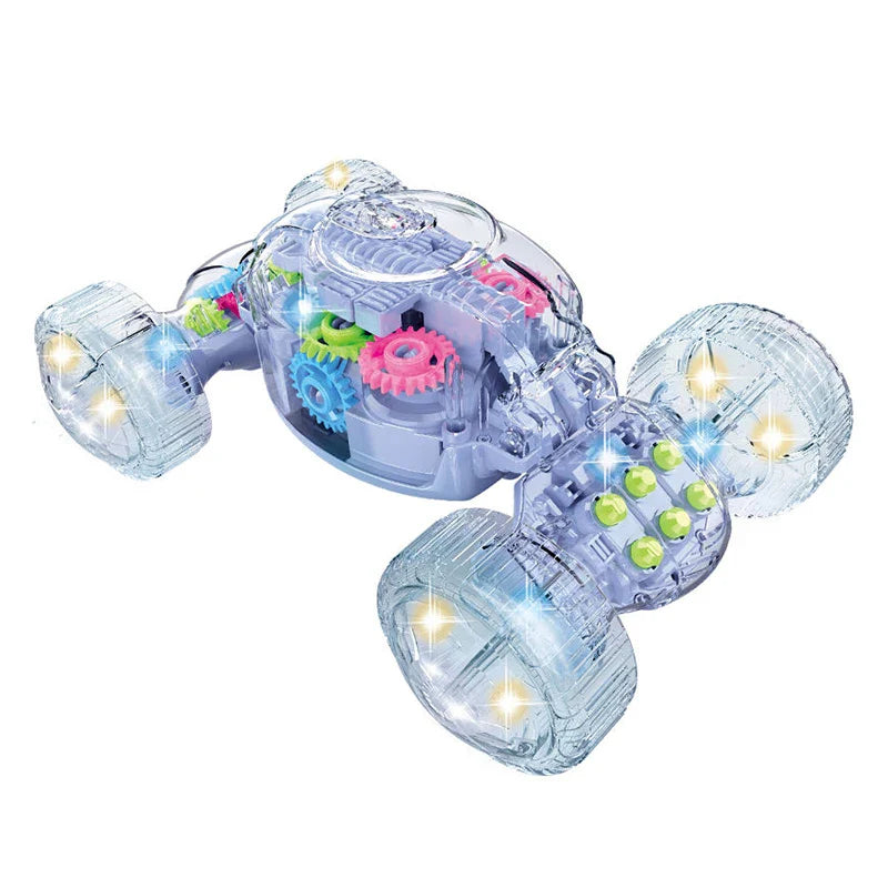HKM-992147 Electric Gear Twist Car - Light & Music Stunt Truck for Kids 2-13 Years