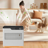 HKM-992147 Smart Humidifier and Air Purifier for Large Spaces and Pet Grooming with Electrostatic Filtration