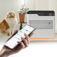 HKM-992147 Smart Humidifier and Air Purifier for Large Spaces and Pet Grooming with Electrostatic Filtration