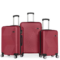 HKM-992275 3-Piece Travel Luggage Set - 28-Inch Checked Suitcase and Cabin Bag for Convenient Travel