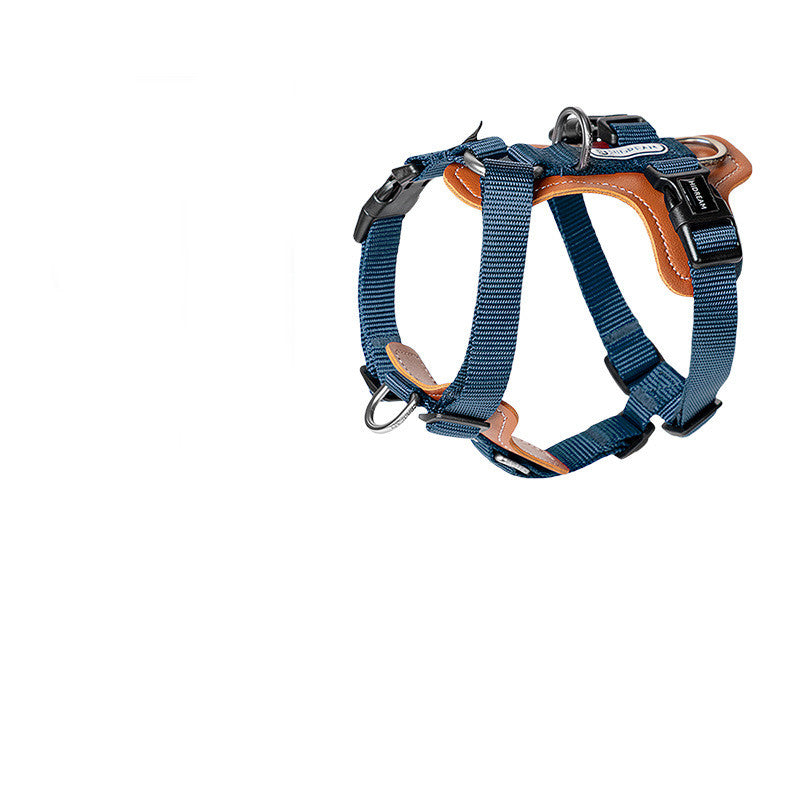 HKM-9923261 Explosion-proof Nylon Dog Leash for Puppies - Available in Cardamom Red, Yading Green, Yunshan Blue