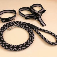 HKM-9923773 Durable Pet Dog Leash with Adjustable Collar and Secure Fit for Small to Large Breeds