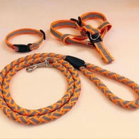 HKM-9923773 Durable Pet Dog Leash with Adjustable Collar and Secure Fit for Small to Large Breeds